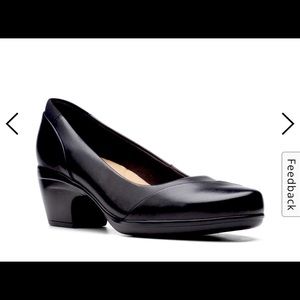 Clarks Black Pumps 7.5